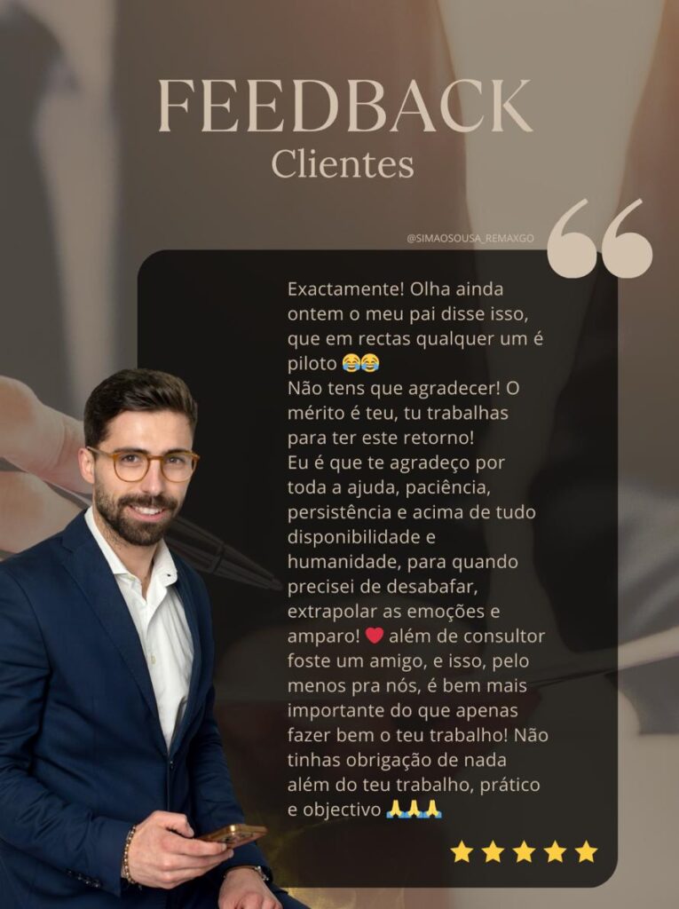 Feedback Clientes Satisfeitos avaliação gratuita imóvel